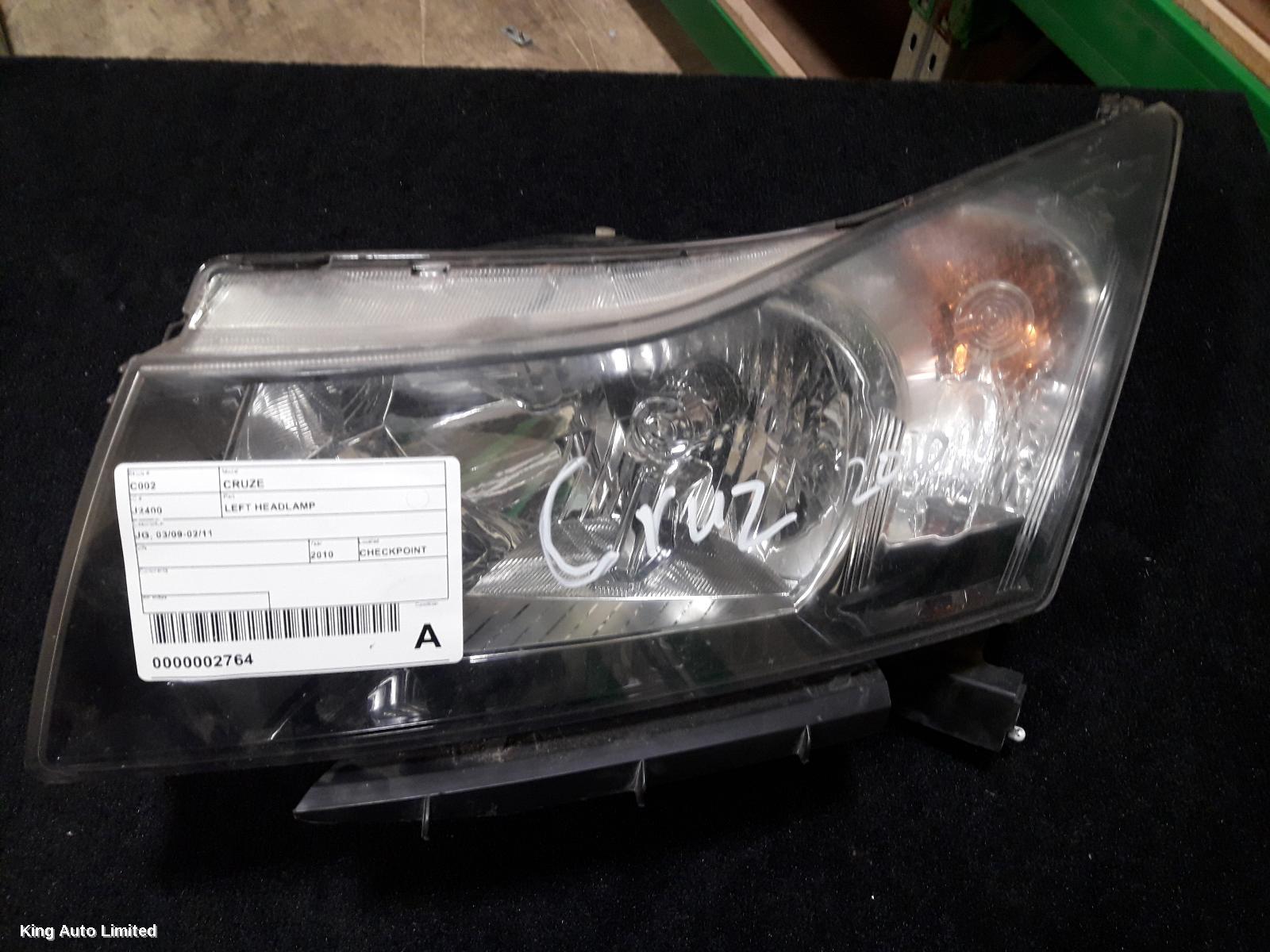 Holden CRUZE 2010 Left Headlamp thumbnail 3