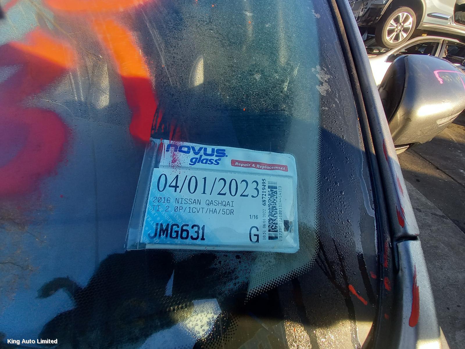 NISSAN QASHQAI 2016 Bootlid/Tailgate thumbnail 1