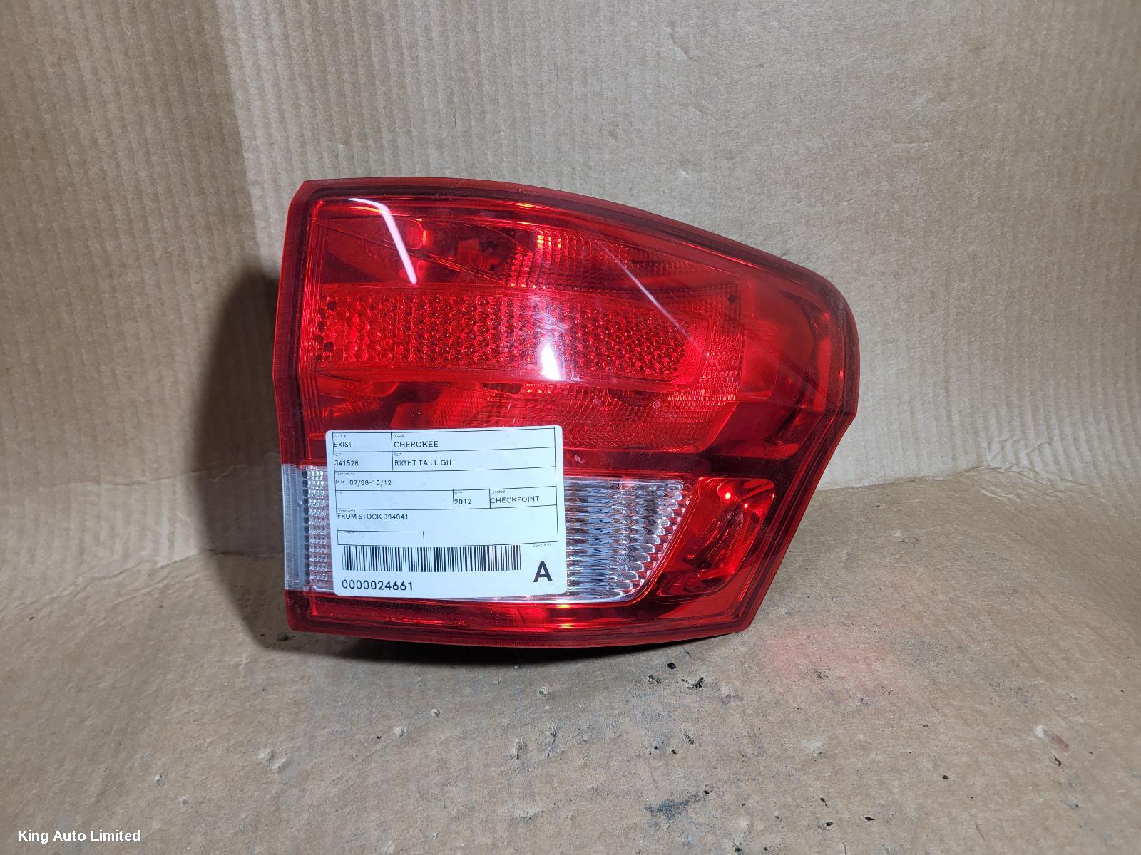 JEEP CHEROKEE 2012 Right Taillight thumbnail 1