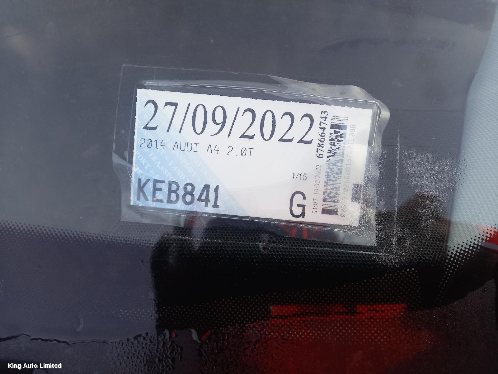 Azraa - Audi A4 2014 Rear Garnish