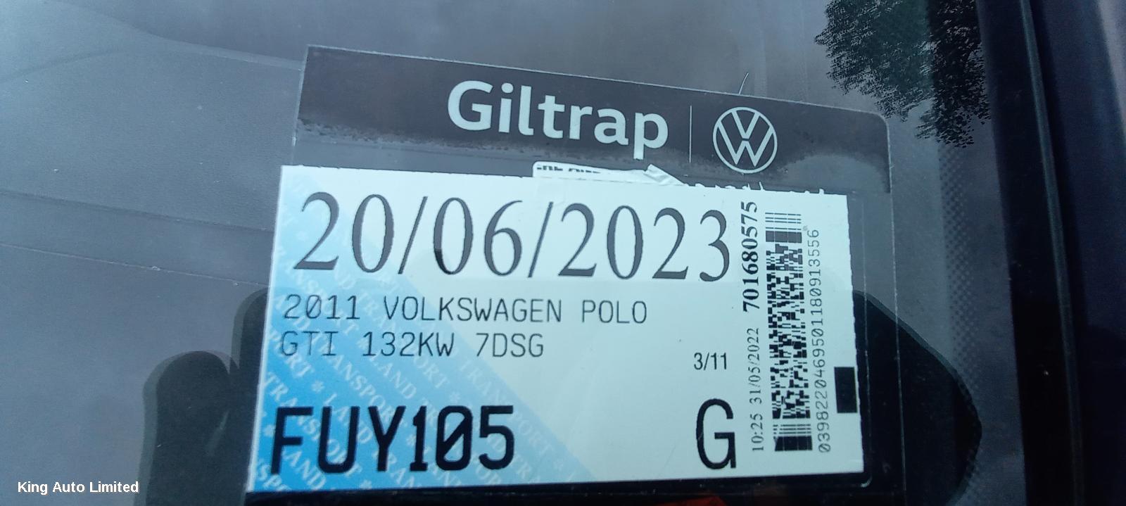 Azraa - VOLKSWAGEN POLO 2011 R/Bar Bracket/Reinfo