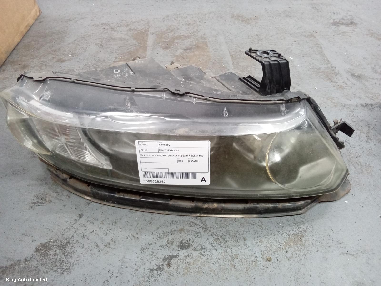 Honda - Honda ODYSSEY 2008 Right Headlamp