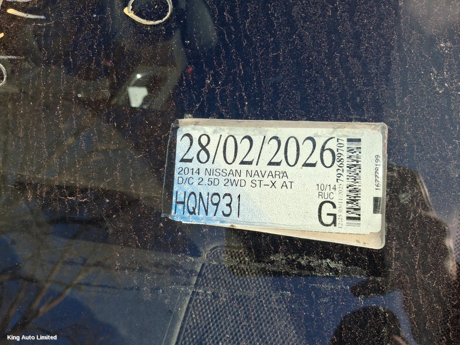 Nissan NAVARA 2014 Windshield thumbnail 1