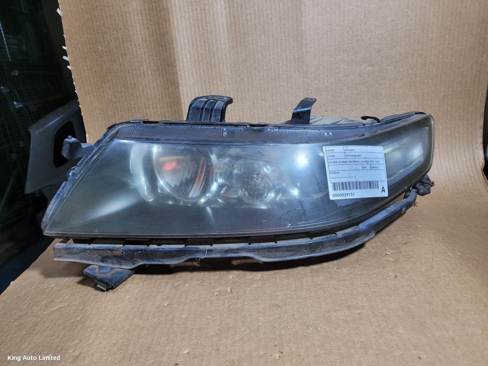 Honda ACCORD 2007 Left Headlamp thumbnail 1