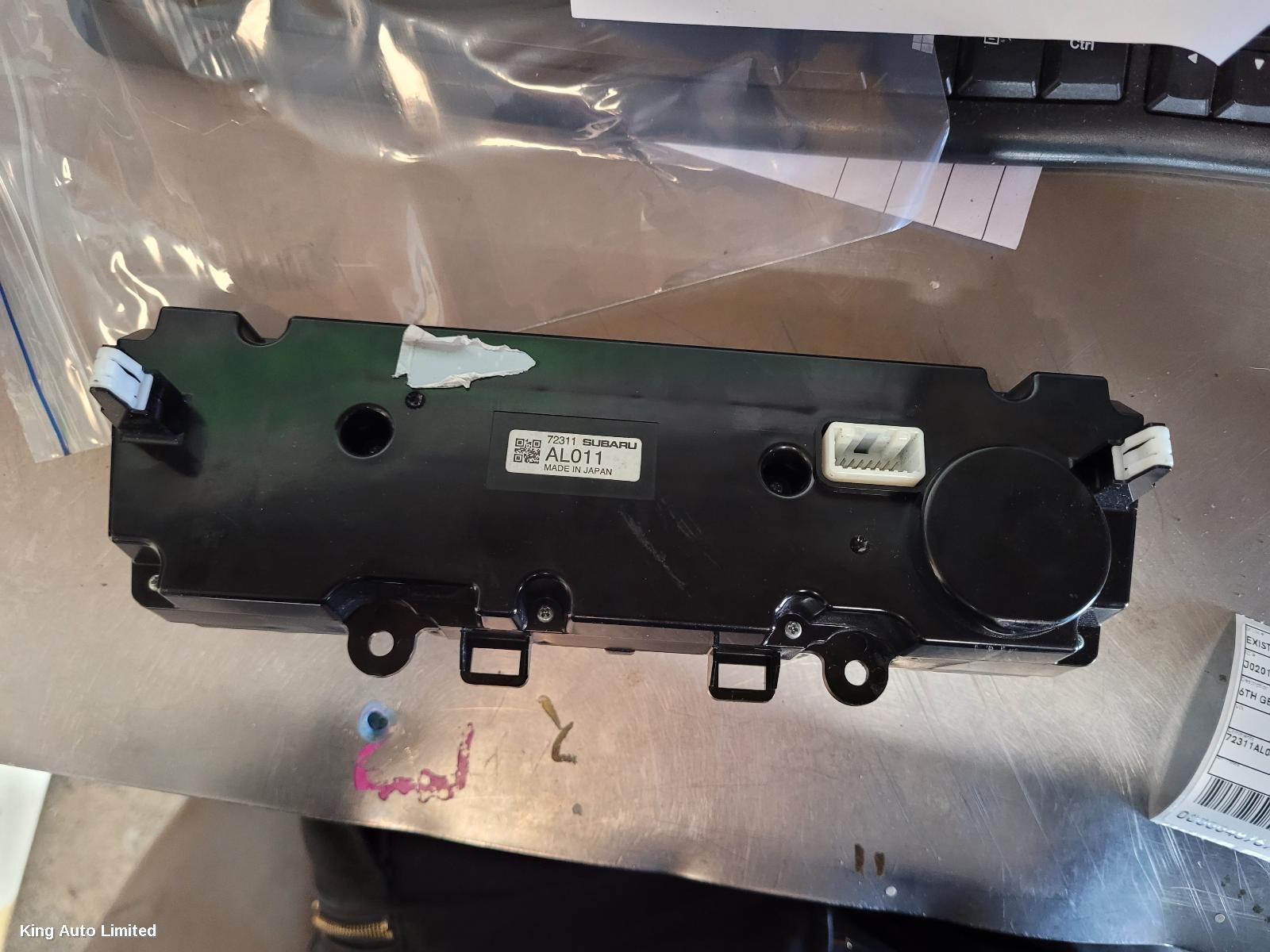 Subaru OUTBACK 2014 Heater/Ac Controls thumbnail 2