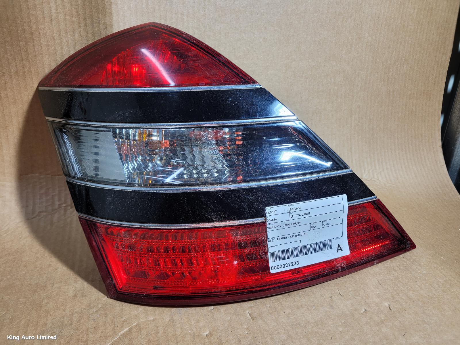 Mercedes-Benz S CLASS 2009 Left Taillight thumbnail 1