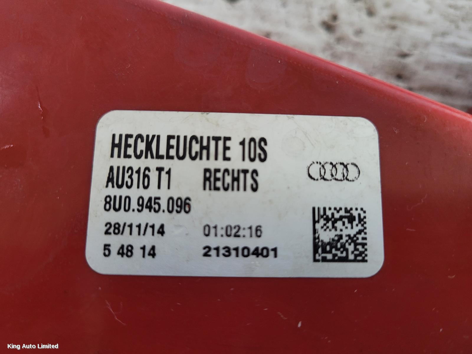 Audi Q3 2016 Right Taillight thumbnail 2
