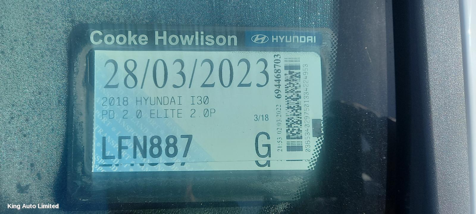 Hyundai - Hyundai I30 2018 Left Headlamp