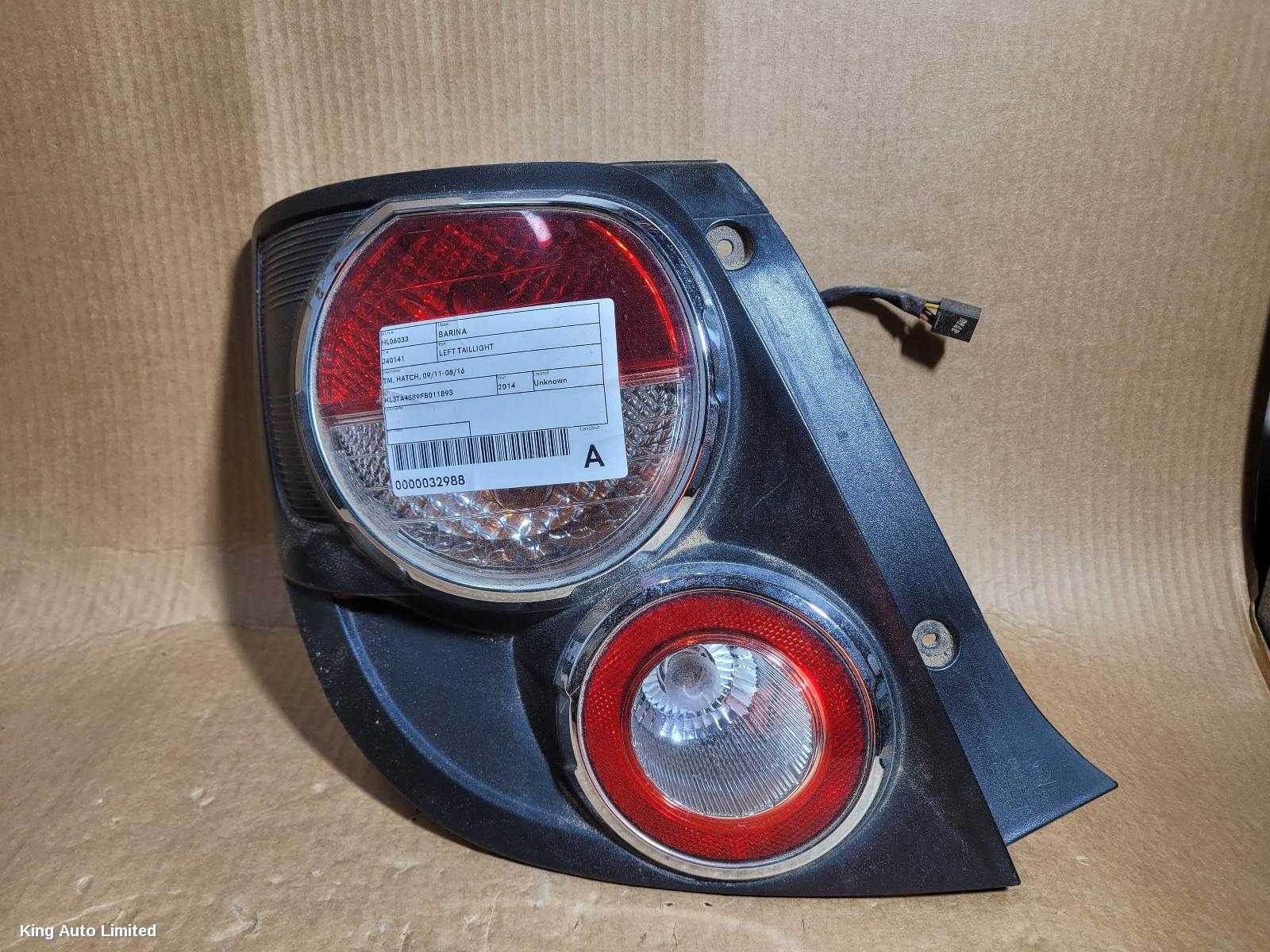 Holden - Holden BARINA 2014 Left Taillight