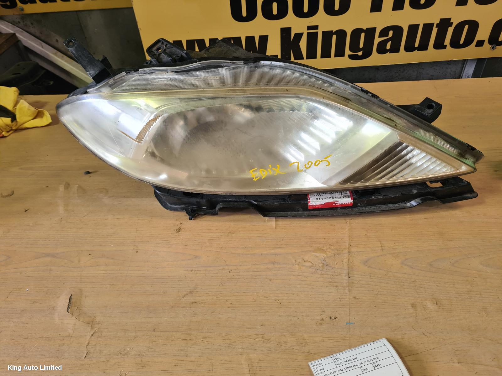 Honda EDIX 2005 Right Headlamp thumbnail 1