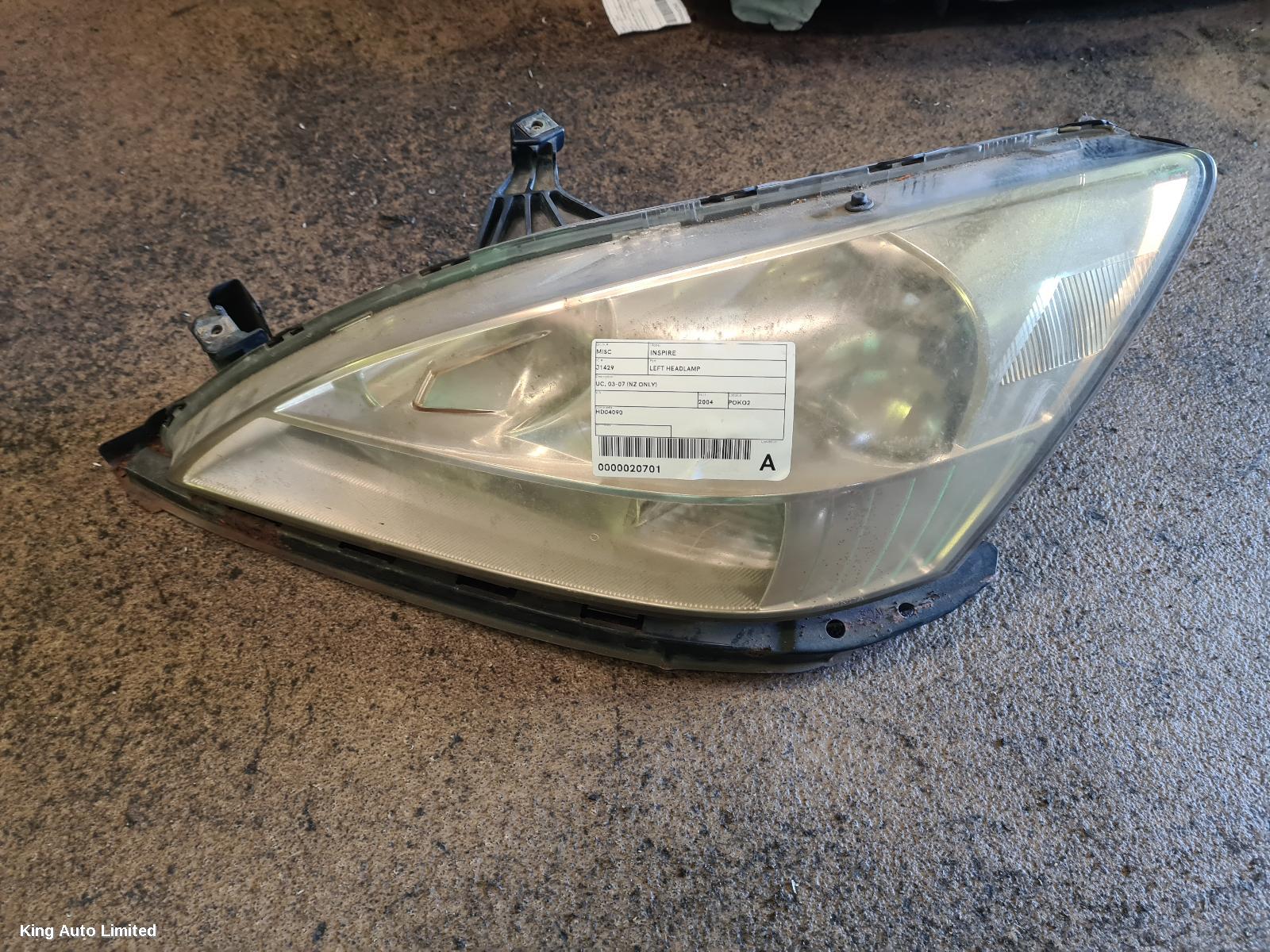 Honda - Honda INSPIRE 2004 Left Headlamp