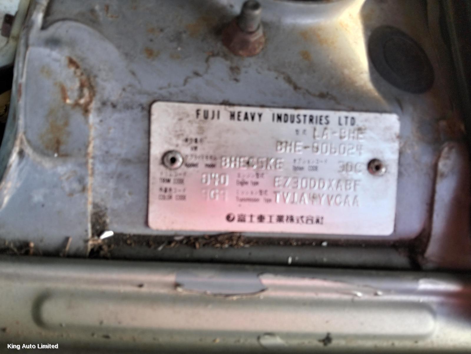 Subaru LIBERTY 2001 Right Front Window Reg/Motor thumbnail 1