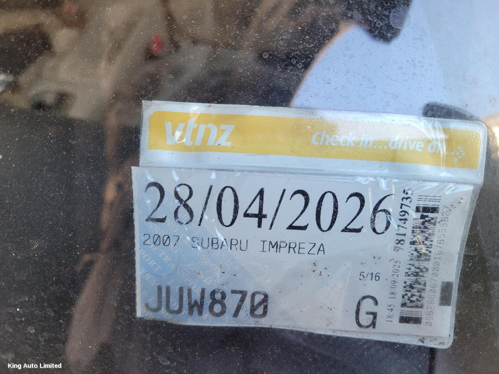 Subaru - Subaru IMPREZA 2007 Left Front Door