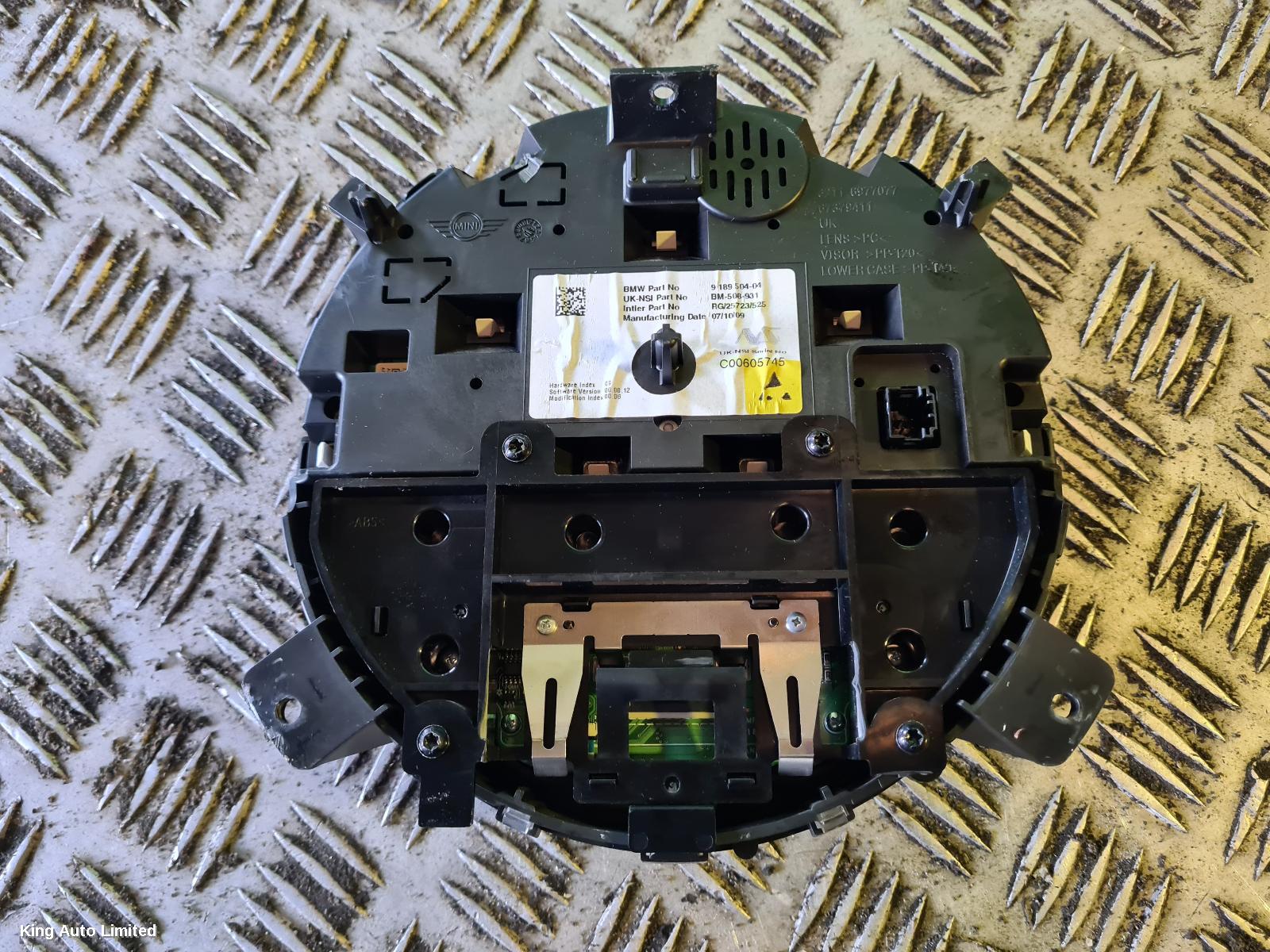 Mini COOPER 2010 Instrument Cluster thumbnail 2