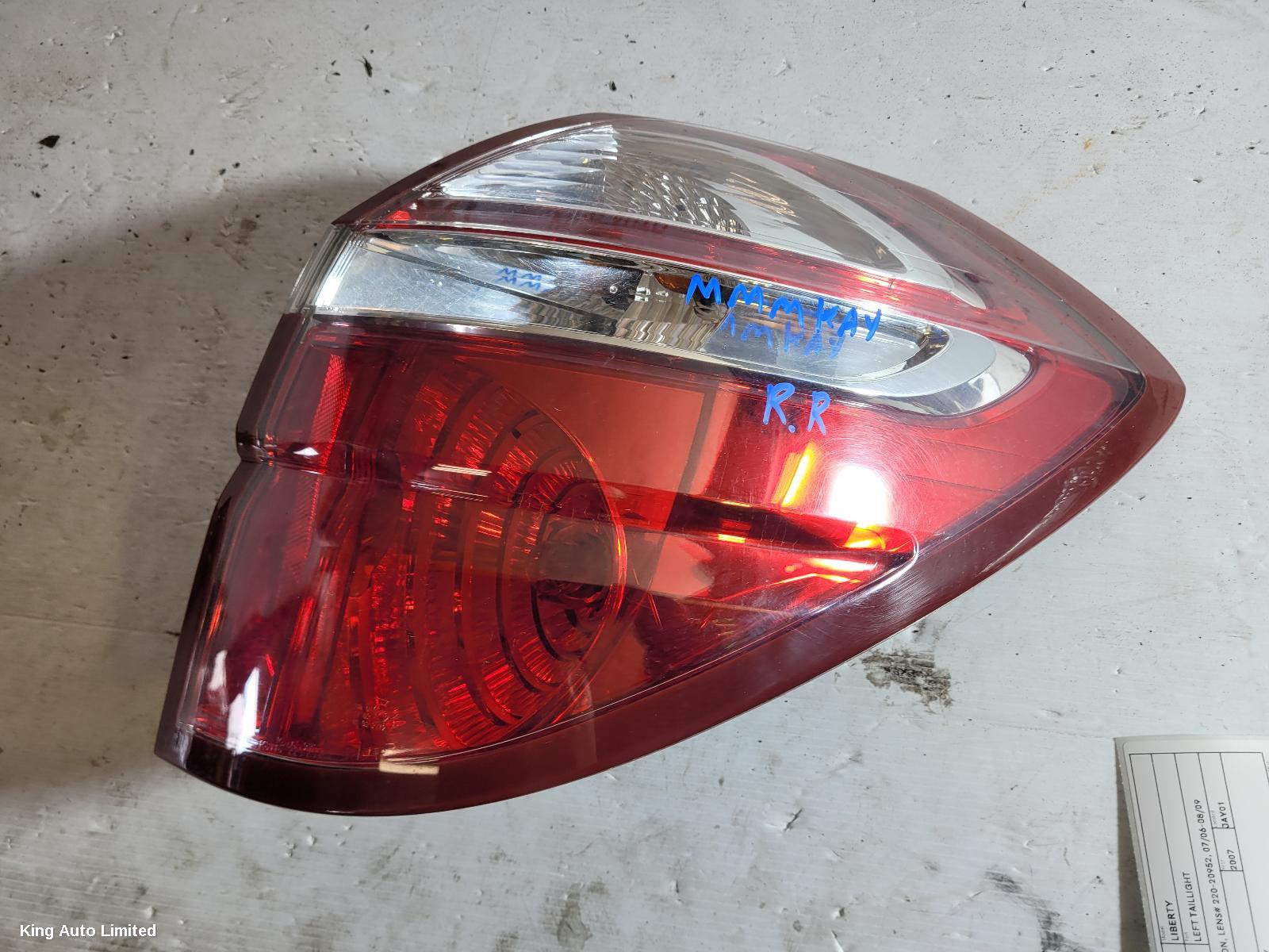 Subaru LIBERTY 2007 Right Taillight thumbnail 2