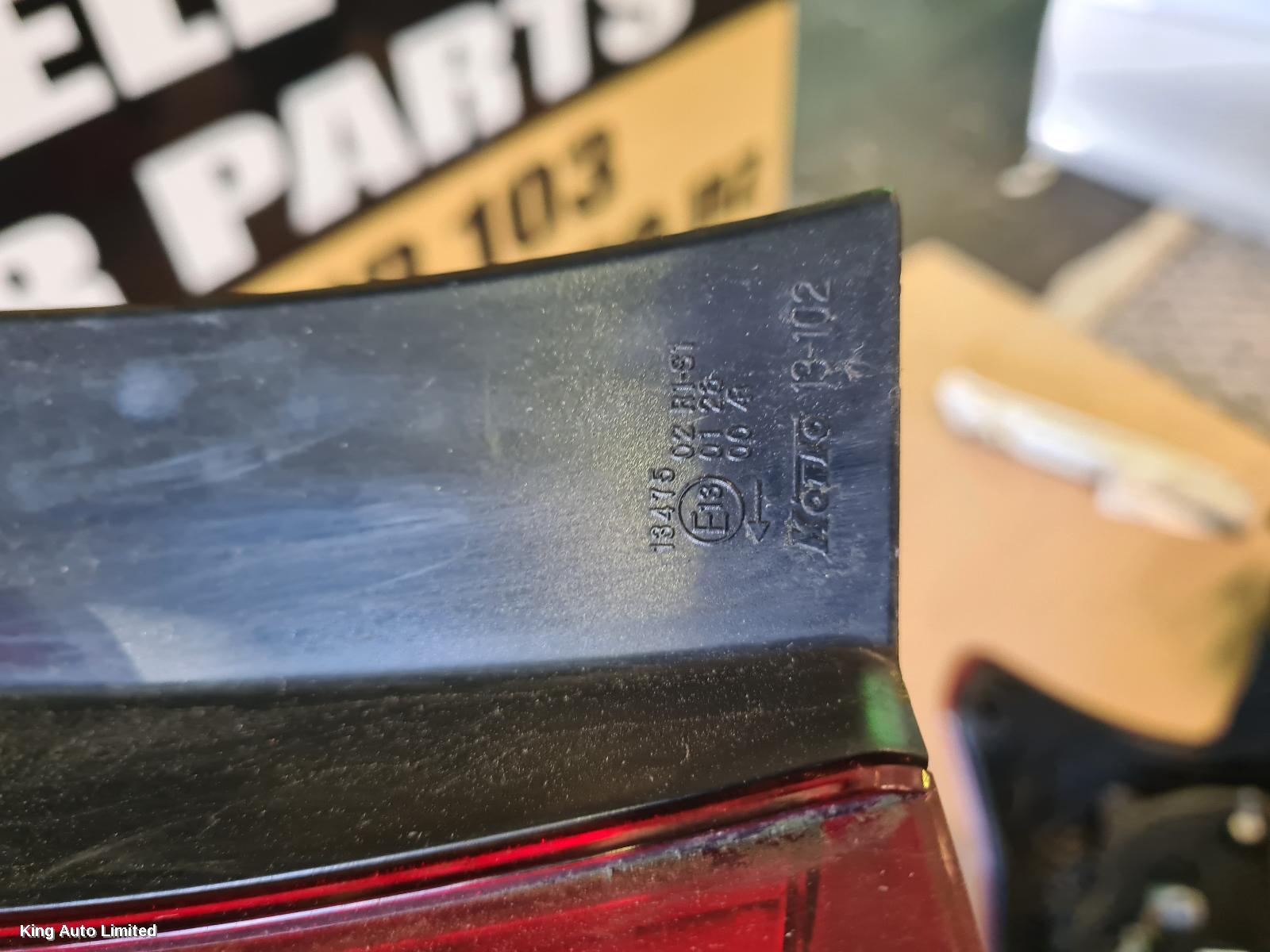 Toyota COROLLA 2014 Left Taillight thumbnail 3