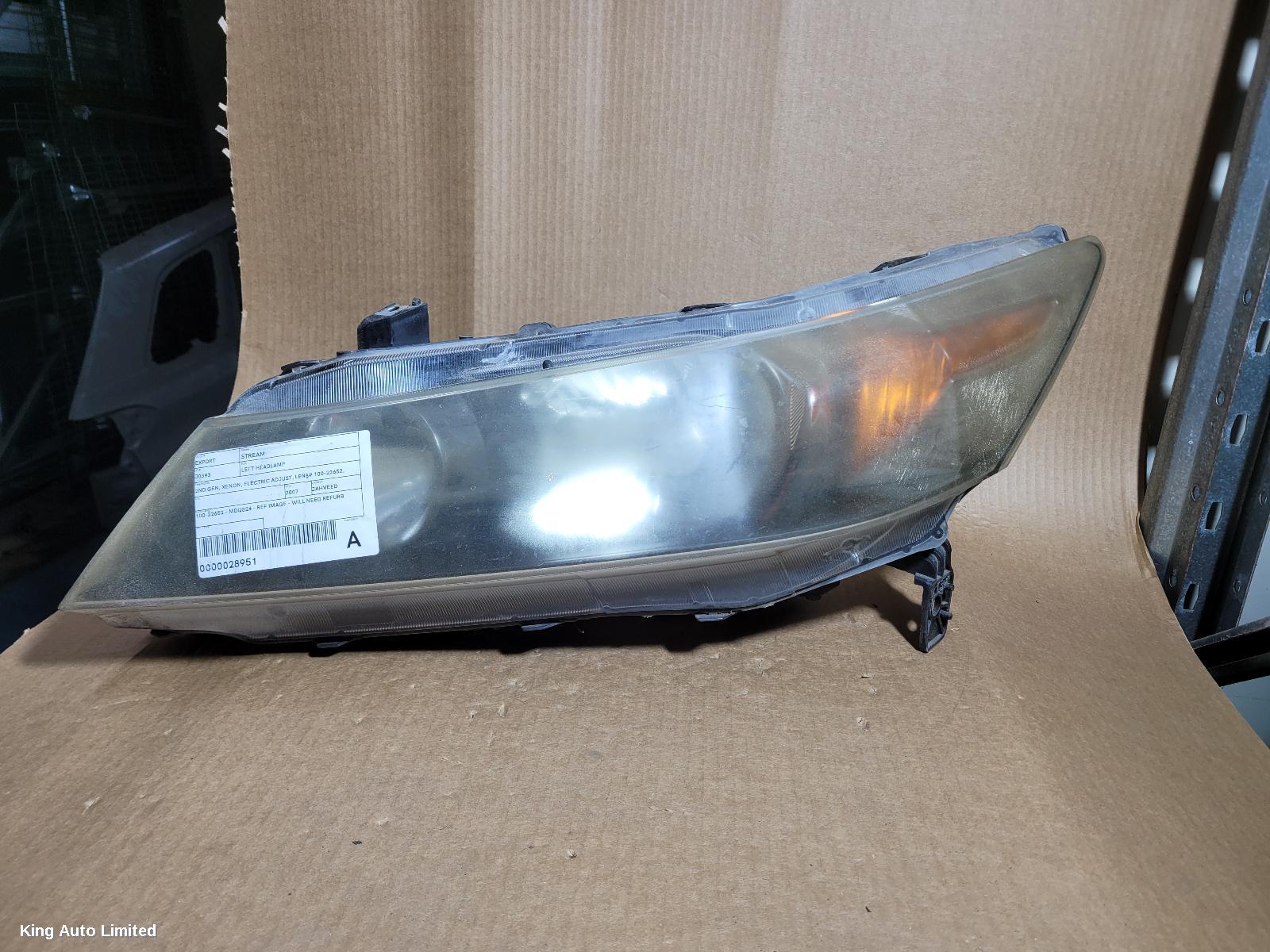 Honda STREAM 2007 Left Headlamp thumbnail 3