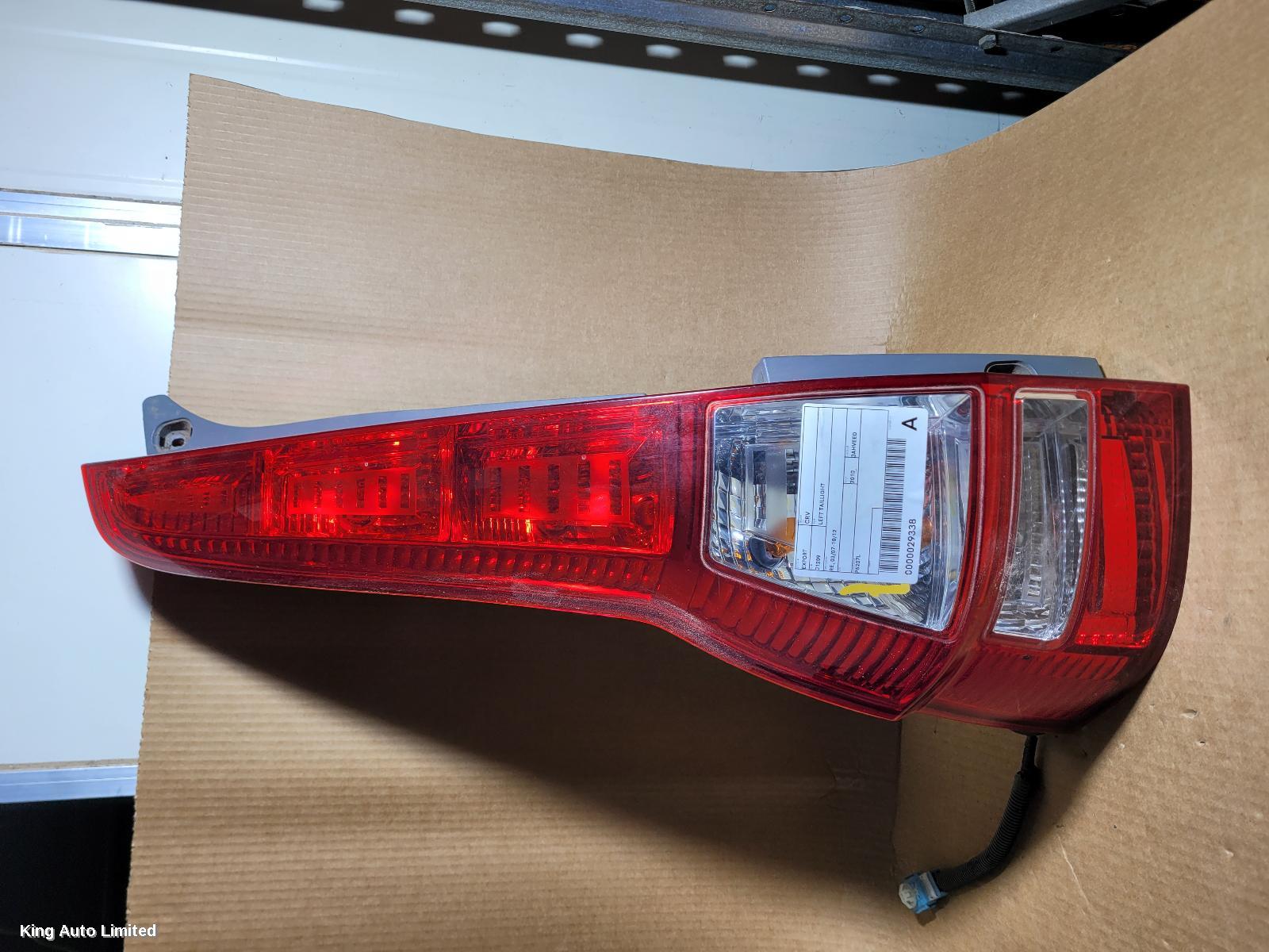 HONDA CRV 2010 Left Taillight thumbnail 1