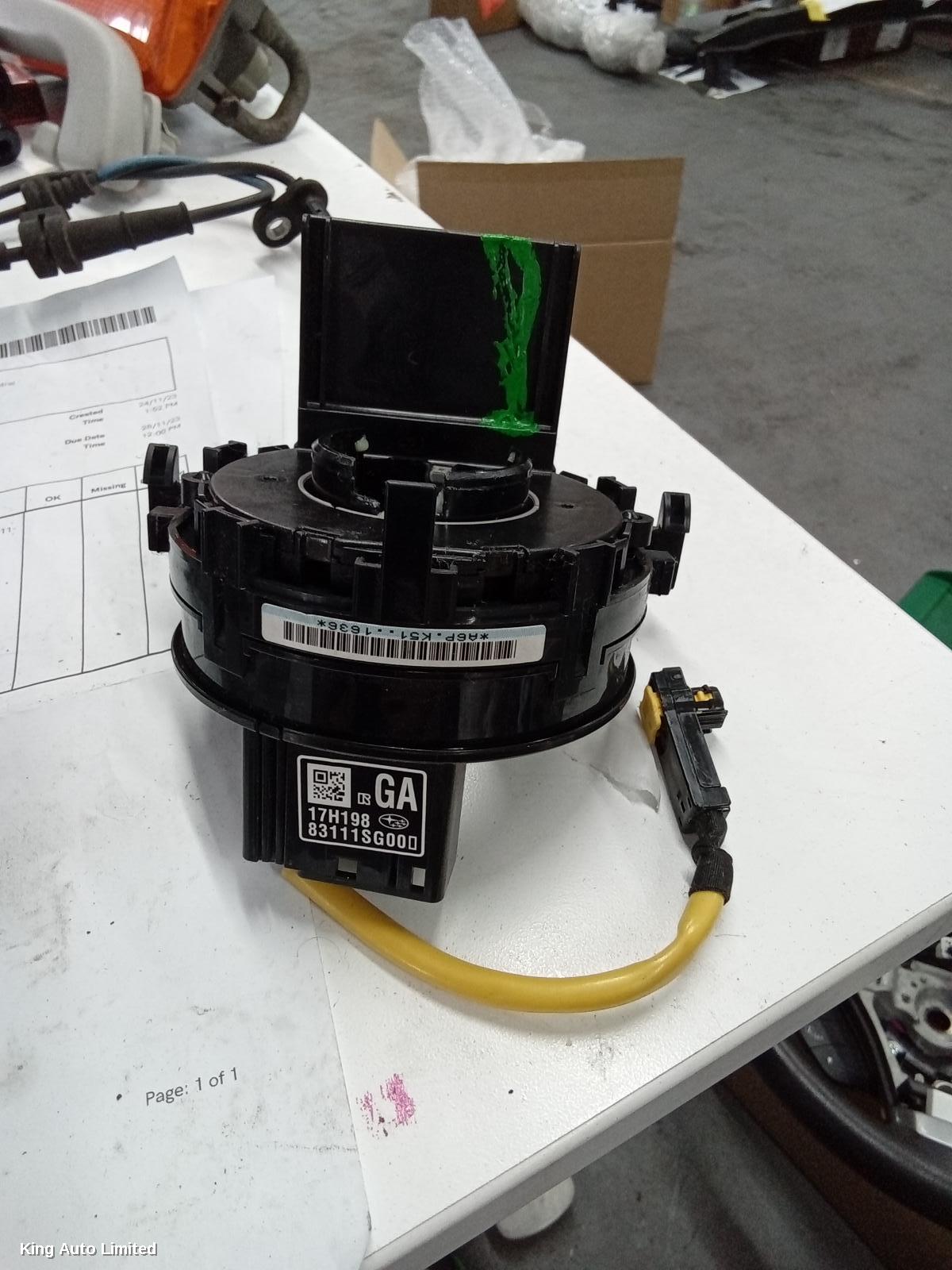 SUBARU IMPREZA 2013 Airbag Module/Sensor thumbnail 1