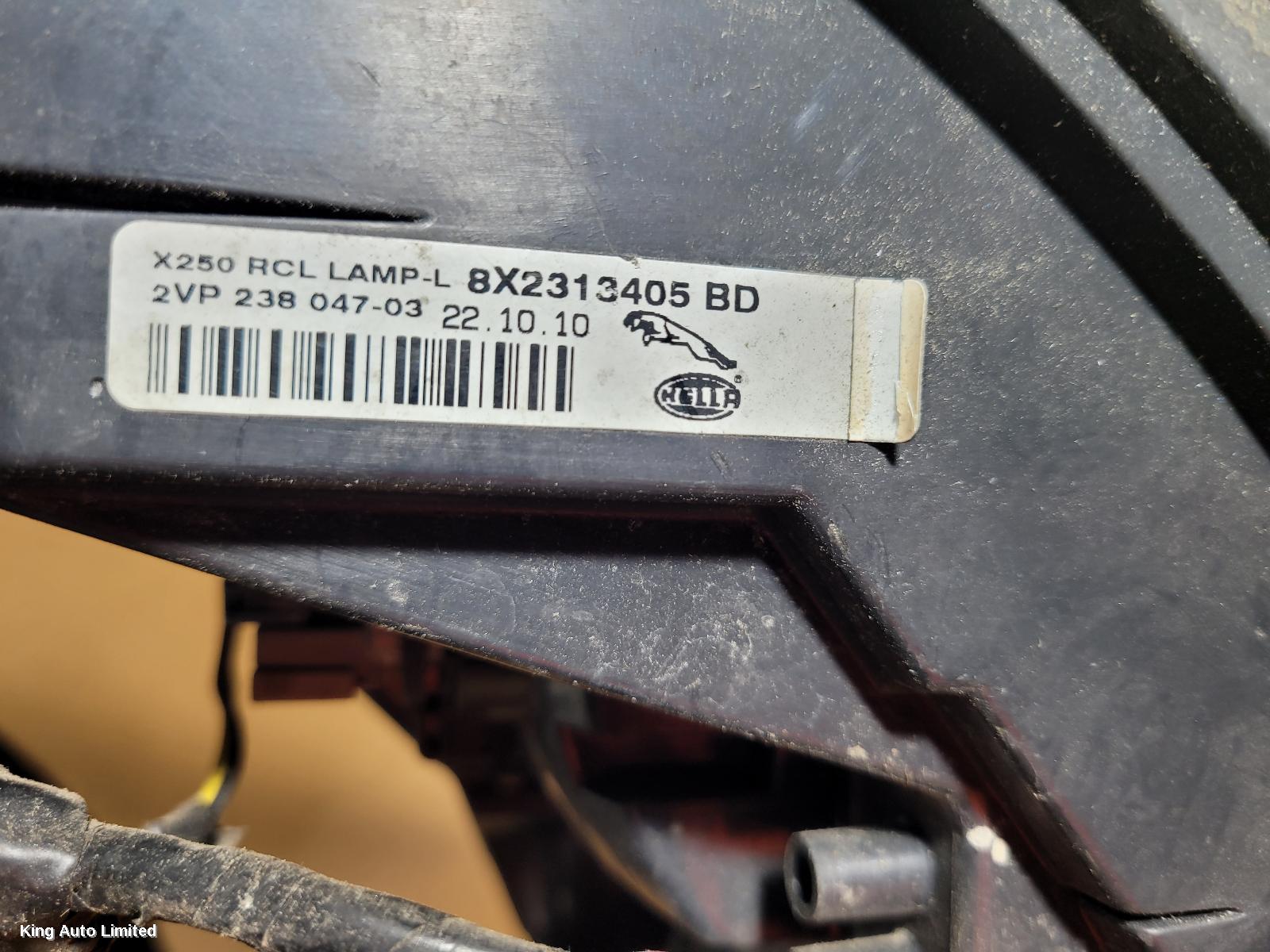 Jaguar XF 2011 Left Taillight thumbnail 3